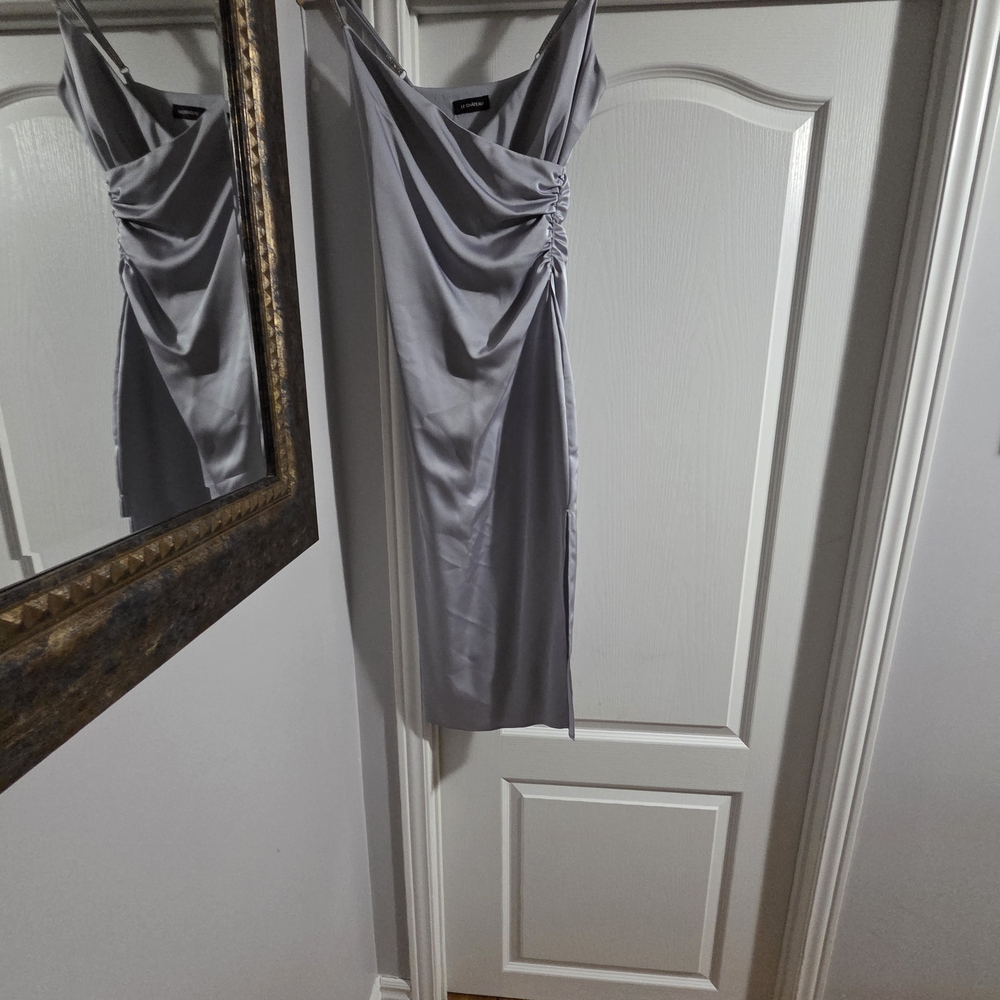 Le Chateau Light Gray Dress